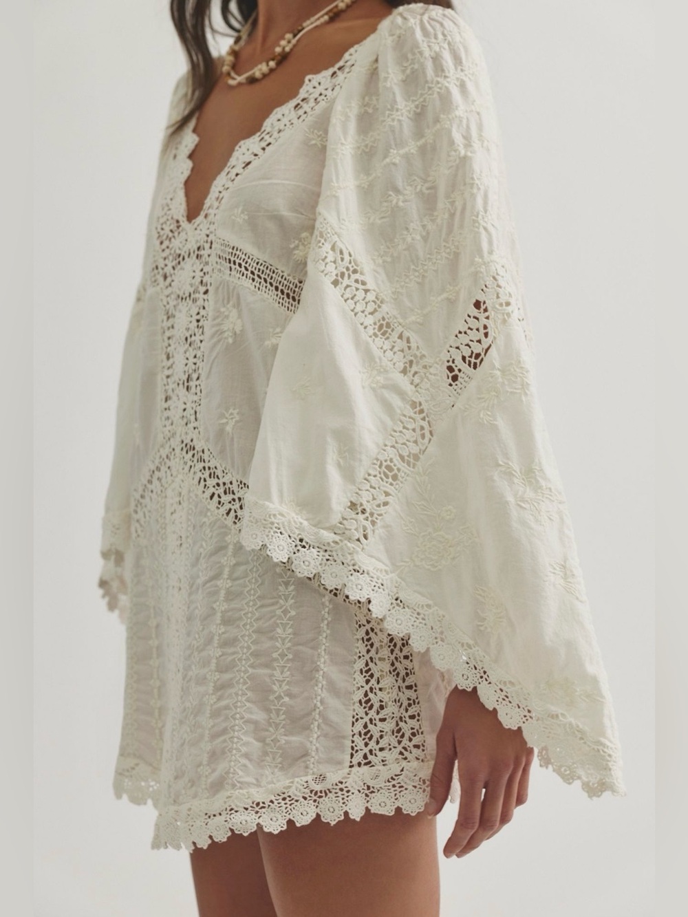 FREE PEOPLE WILDFLOWER MUSE MINI DRESS NWT SIZE XL - Picture 2 of 10